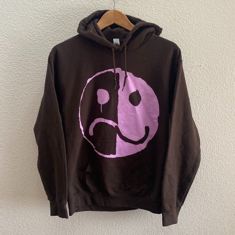 Fall Out Boy So Much For Tour Dust 2023 Pullover Hoodie Sweatshirt Small Brown